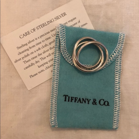 Sterling Tiffany Co Puzzle Ring 